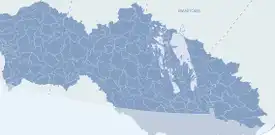 Carte du bassin et des sous-bassins du lac Winnipeg